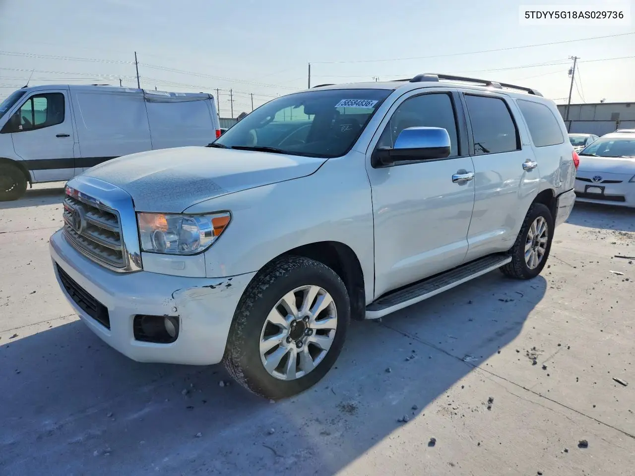 2010 Toyota Sequoia Platinum VIN: 5TDYY5G18AS029736 Lot: 58584836