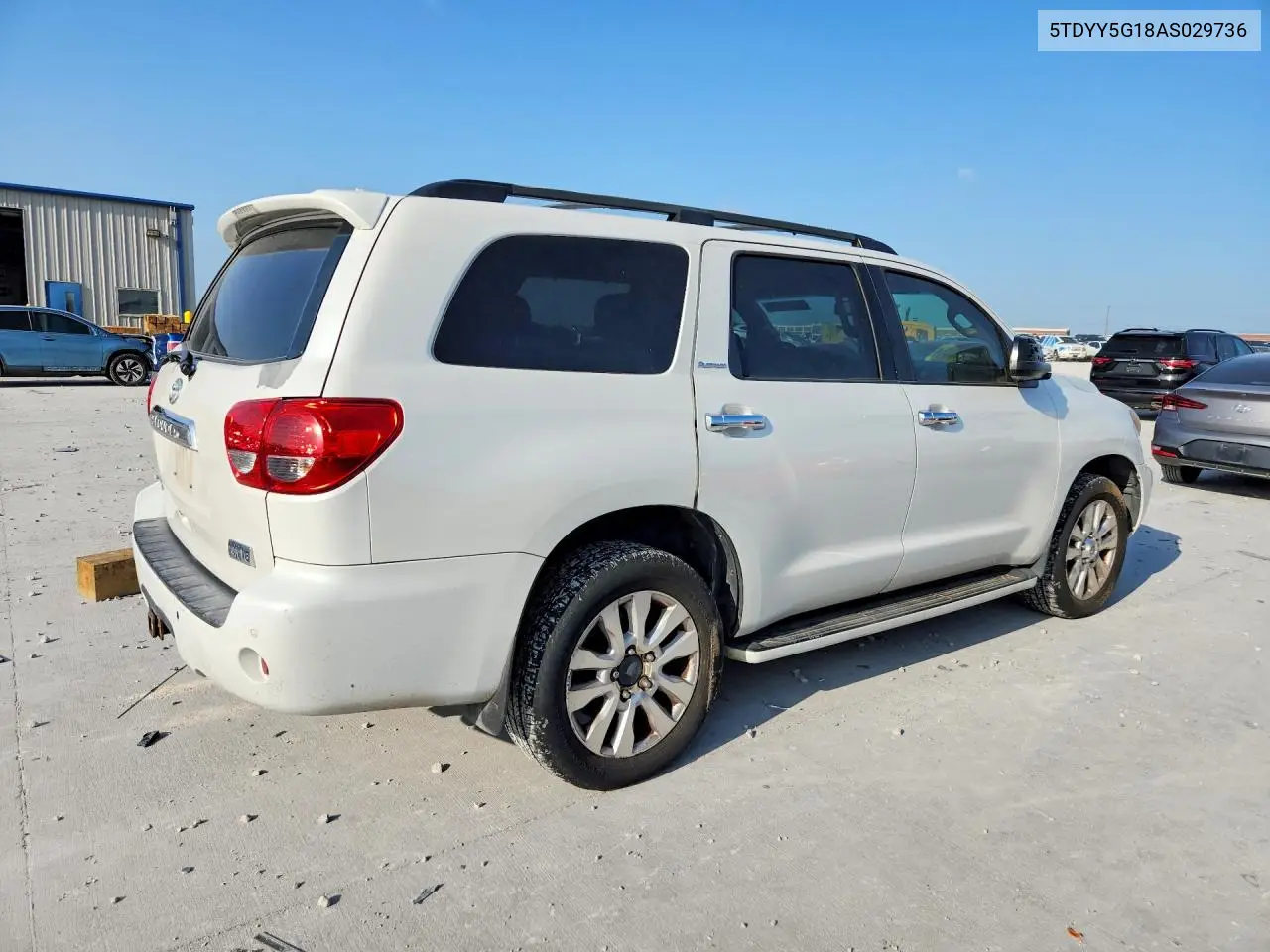 2010 Toyota Sequoia Platinum VIN: 5TDYY5G18AS029736 Lot: 58584836