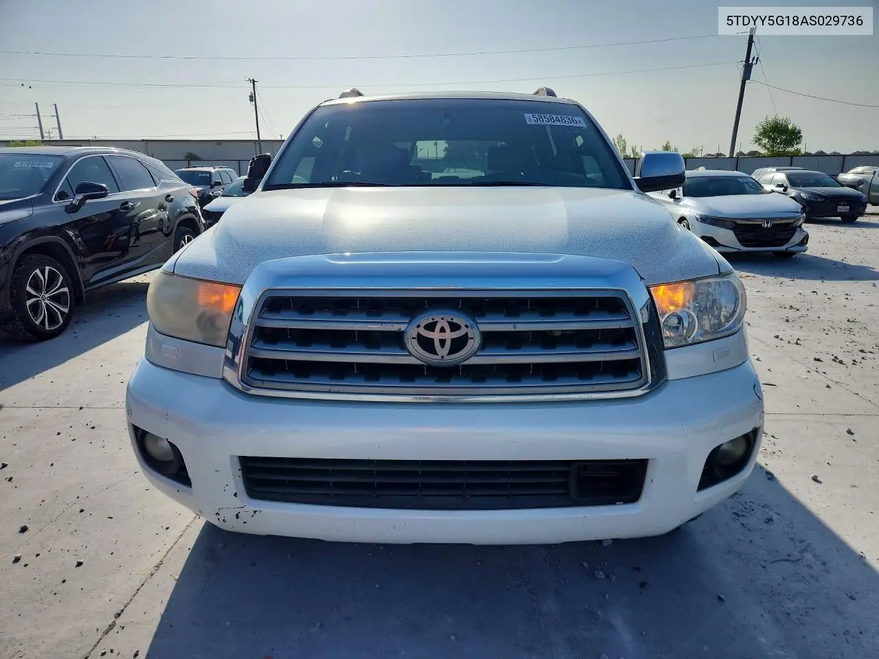 2010 Toyota Sequoia Platinum VIN: 5TDYY5G18AS029736 Lot: 58584836