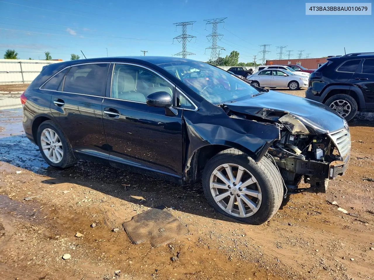 2010 Toyota Venza Awd 4Cyl VIN: 4T3BA3BB8AU010679 Lot: 58629946