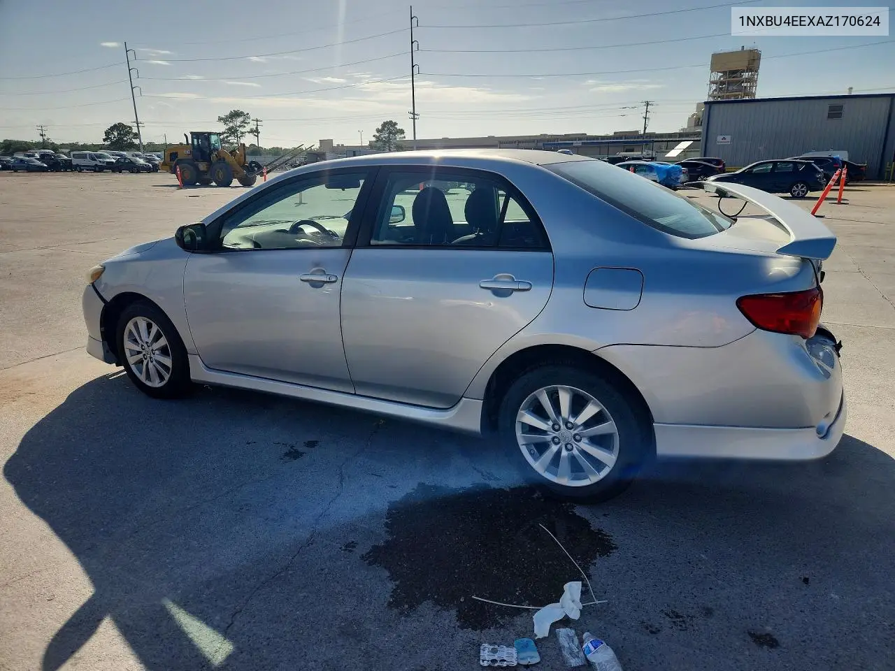 2010 Toyota Corolla S VIN: 1NXBU4EEXAZ170624 Lot: 58723206