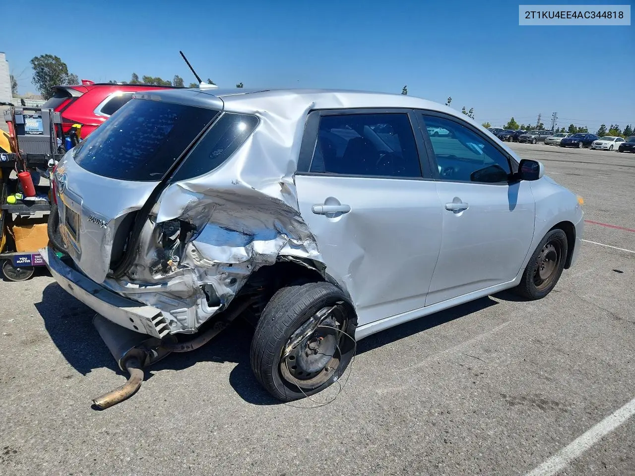 2010 Toyota Matrix Base VIN: 2T1KU4EE4AC344818 Lot: 58747916