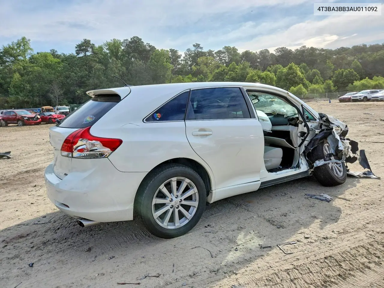 2010 Toyota Venza Awd 4Cyl VIN: 4T3BA3BB3AU011092 Lot: 58789486