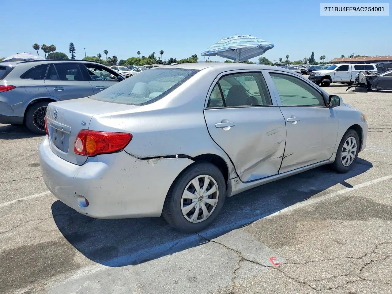 2010 Toyota Corolla Le VIN: 2T1BU4EE9AC254001 Lot: 58817516
