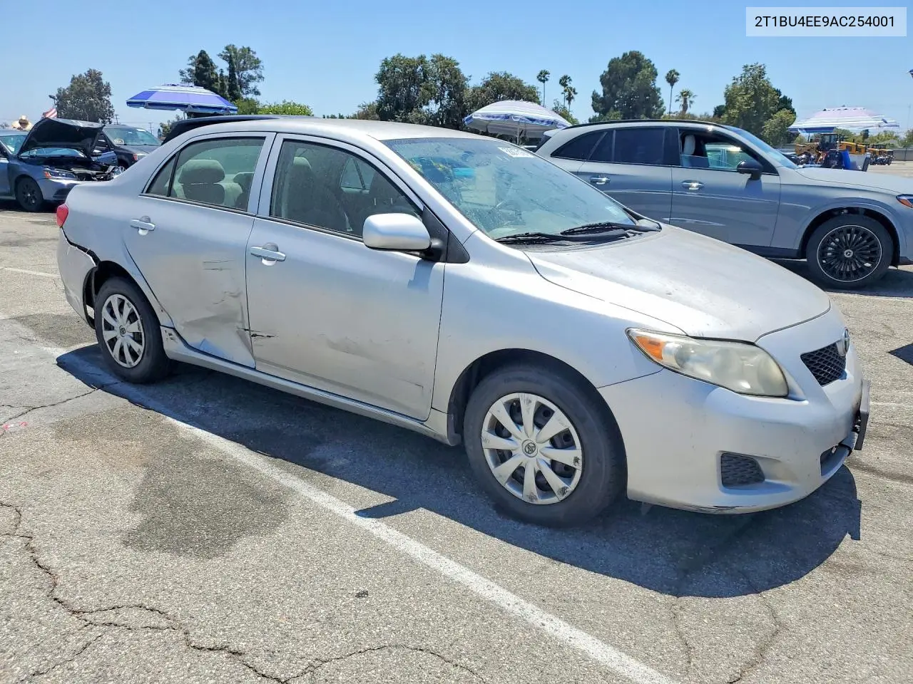 2010 Toyota Corolla Le VIN: 2T1BU4EE9AC254001 Lot: 58817516