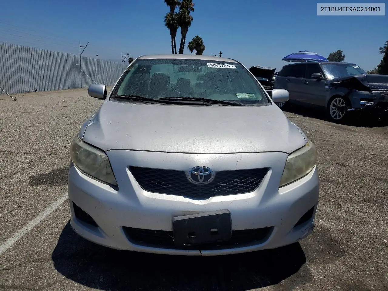 2010 Toyota Corolla Le VIN: 2T1BU4EE9AC254001 Lot: 58817516