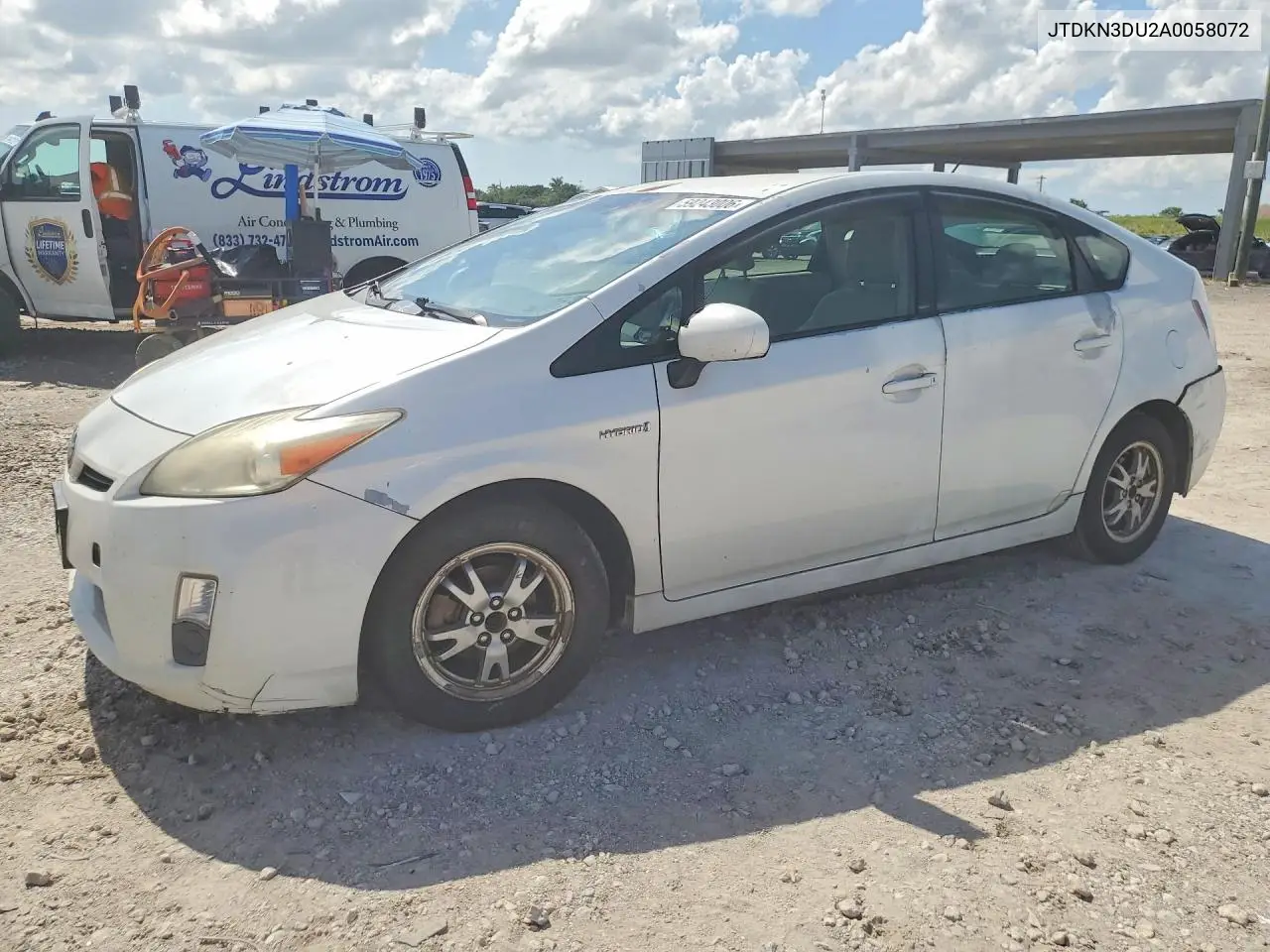 2010 Toyota Prius Iii VIN: JTDKN3DU2A0058072 Lot: 59243006