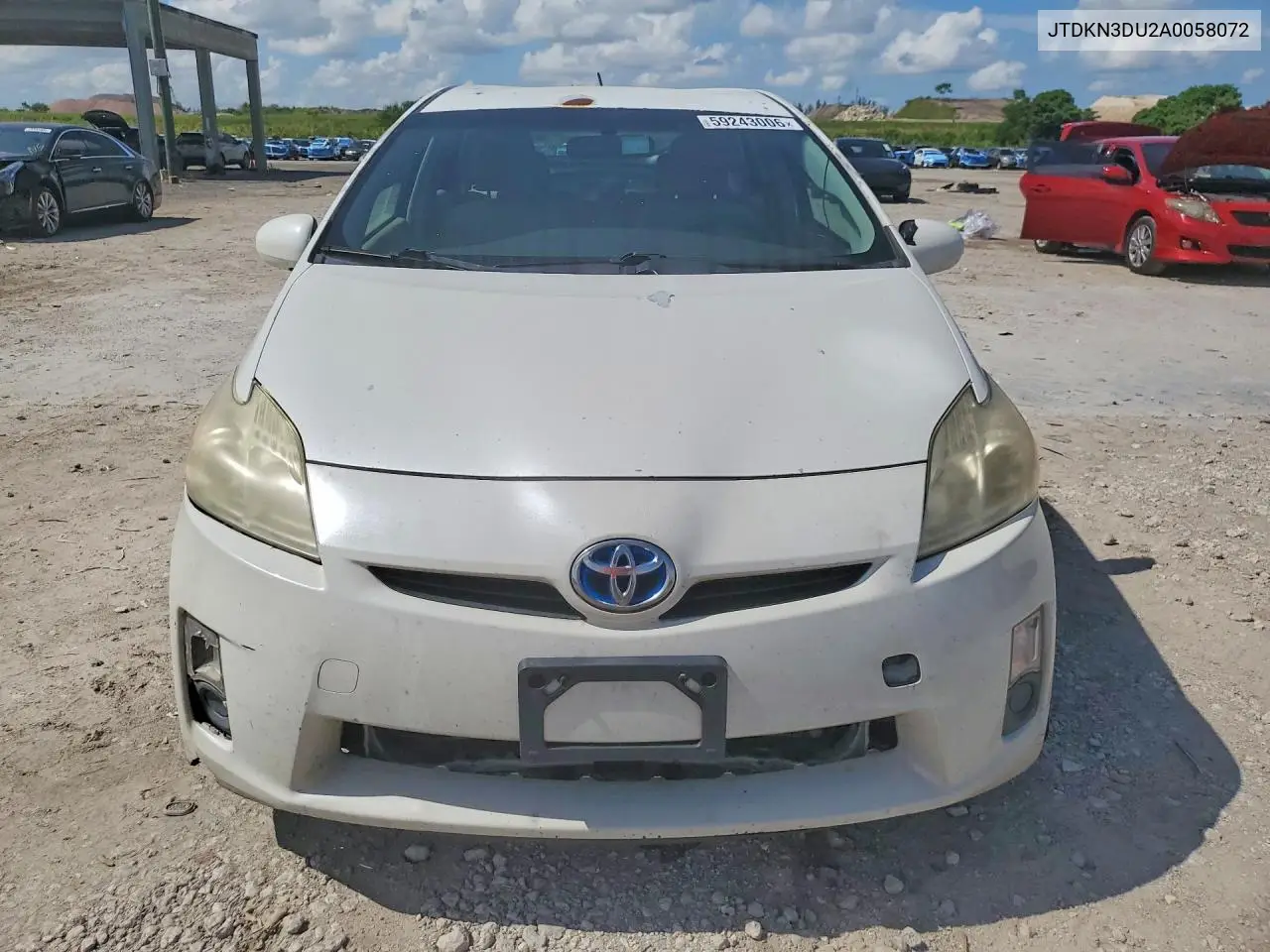 2010 Toyota Prius Iii VIN: JTDKN3DU2A0058072 Lot: 59243006