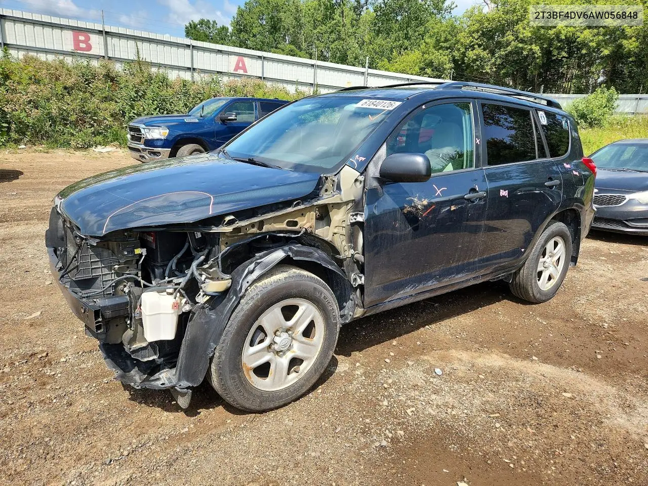 2010 Toyota Rav4 Base VIN: 2T3BF4DV6AW056848 Lot: 61840126