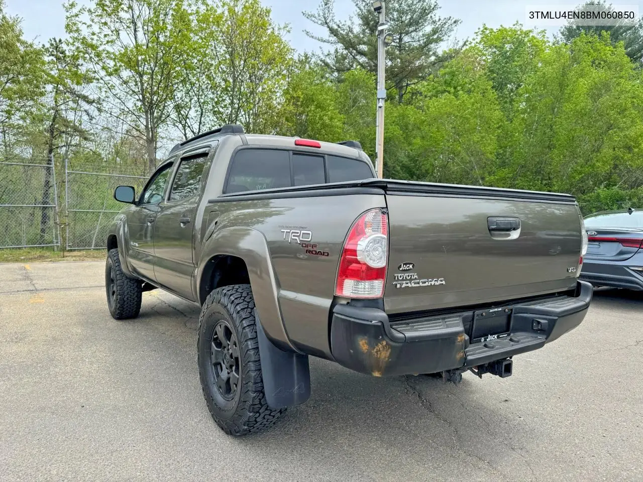 2011 Toyota Tacoma Double Cab VIN: 3TMLU4EN8BM060850 Lot: 55040596