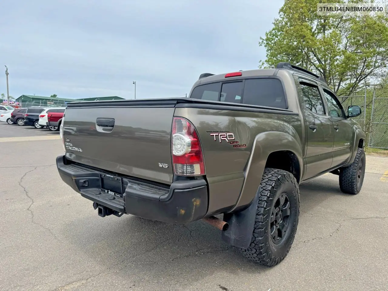 2011 Toyota Tacoma Double Cab VIN: 3TMLU4EN8BM060850 Lot: 55040596