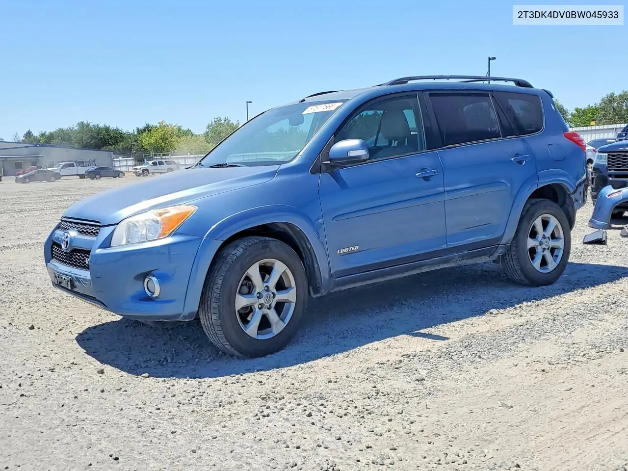 2011 Toyota Rav4 Limited VIN: 2T3DK4DV0BW045933 Lot: 57517566
