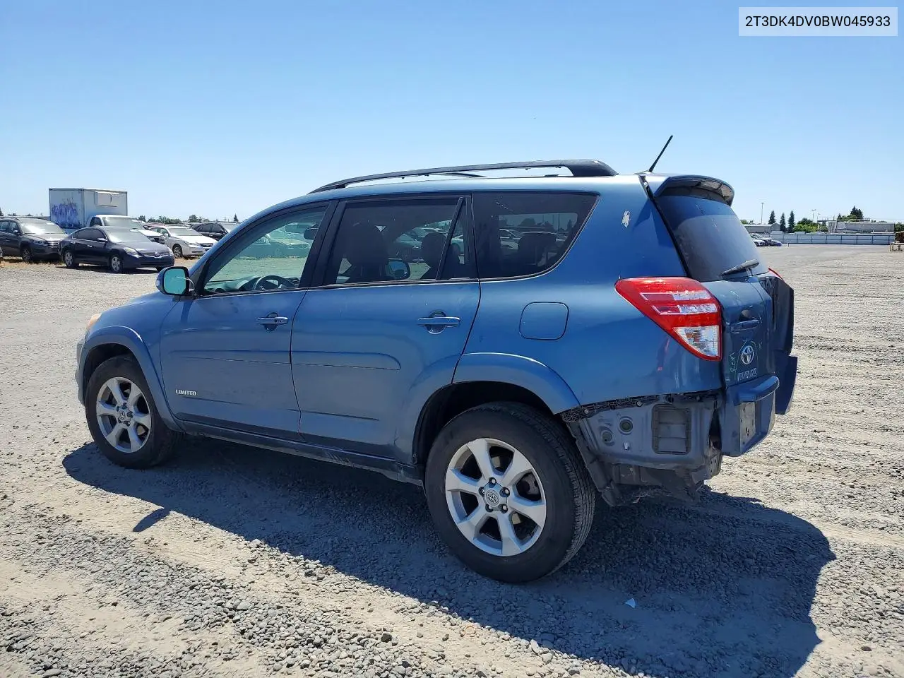 2011 Toyota Rav4 Limited VIN: 2T3DK4DV0BW045933 Lot: 57517566