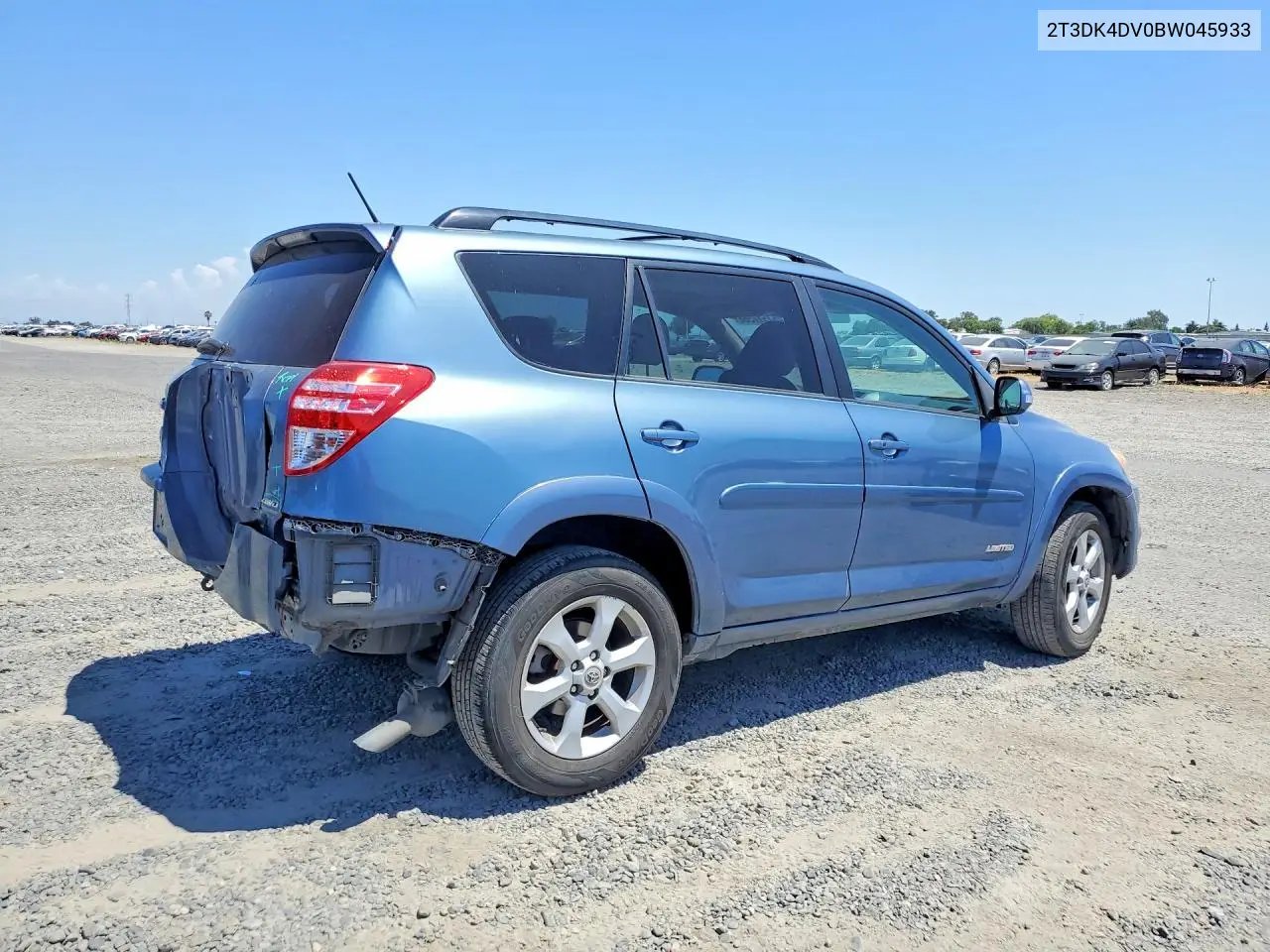 2011 Toyota Rav4 Limited VIN: 2T3DK4DV0BW045933 Lot: 57517566