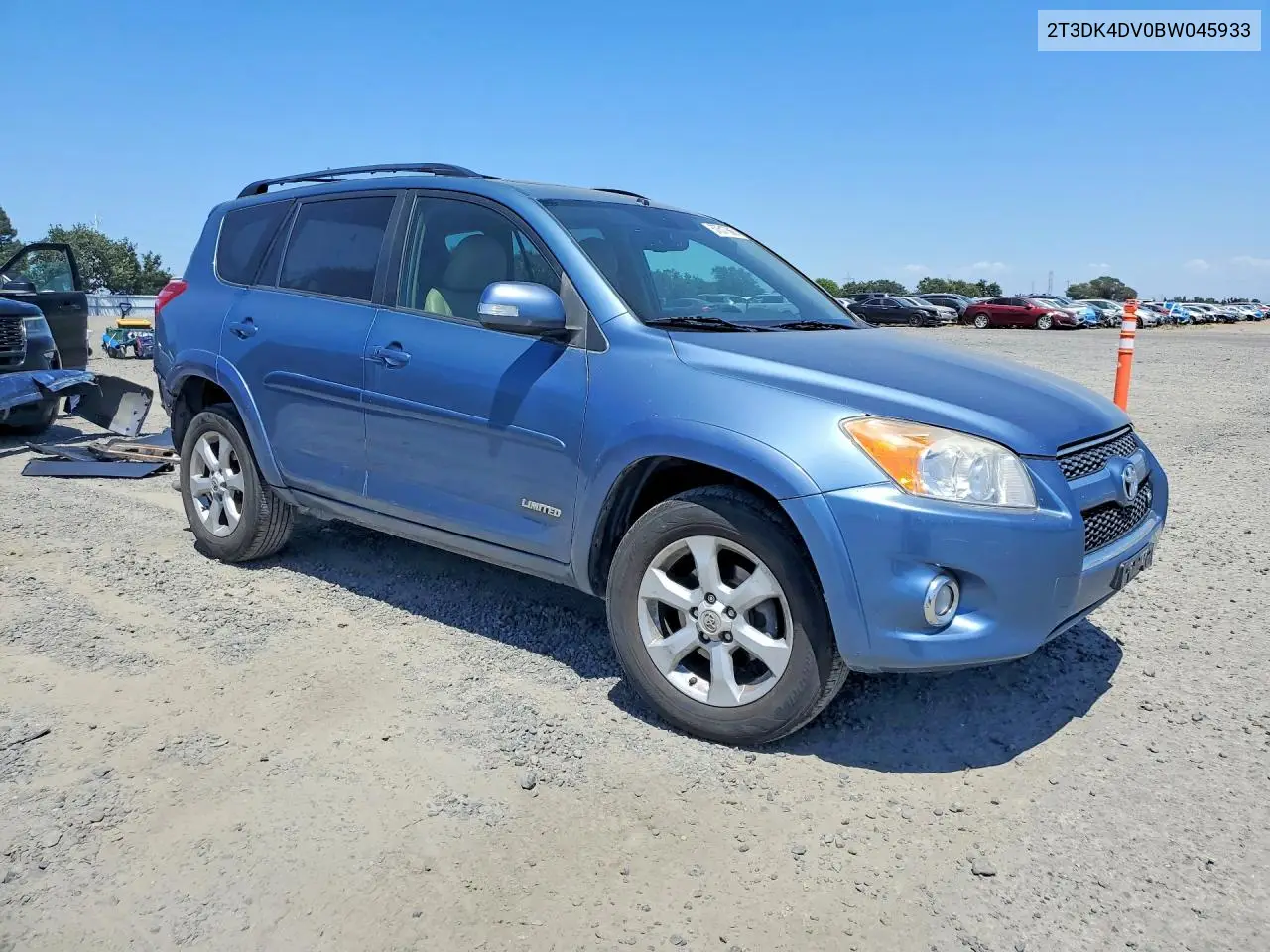 2011 Toyota Rav4 Limited VIN: 2T3DK4DV0BW045933 Lot: 57517566