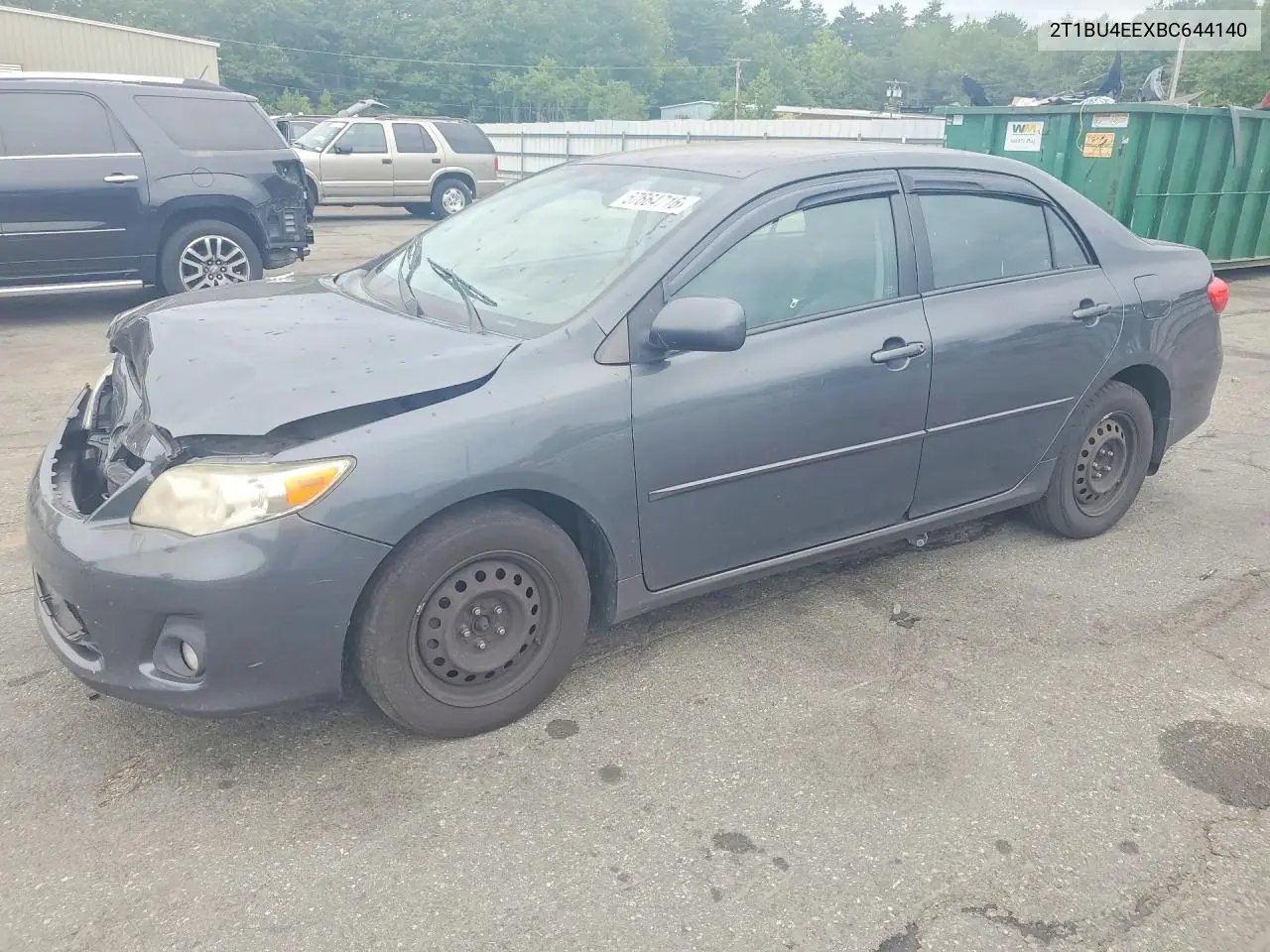 2011 Toyota Corolla Le VIN: 2T1BU4EEXBC644140 Lot: 57664716