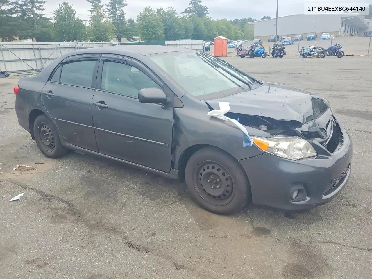 2011 Toyota Corolla Le VIN: 2T1BU4EEXBC644140 Lot: 57664716