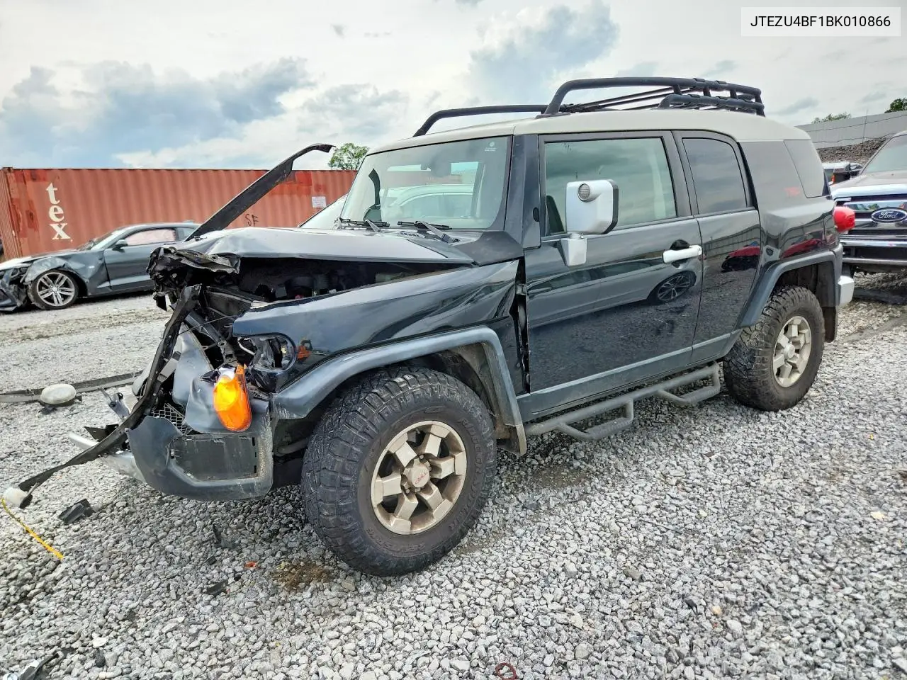 2011 Toyota Fj Cruiser Base VIN: JTEZU4BF1BK010866 Lot: 57711396