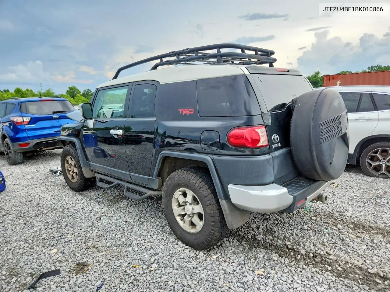 2011 Toyota Fj Cruiser Base VIN: JTEZU4BF1BK010866 Lot: 57711396