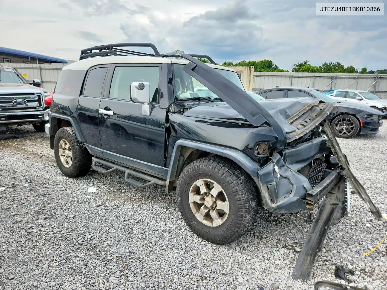2011 Toyota Fj Cruiser Base VIN: JTEZU4BF1BK010866 Lot: 57711396