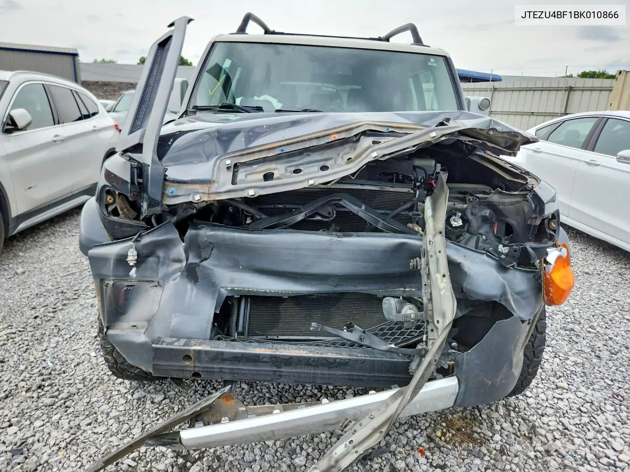 2011 Toyota Fj Cruiser Base VIN: JTEZU4BF1BK010866 Lot: 57711396