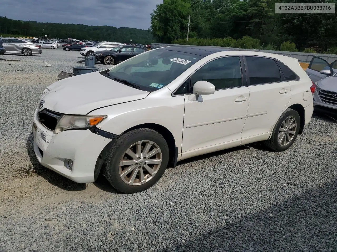 2011 Toyota Venza Fwd 4Cyl VIN: 4T3ZA3BB7BU038716 Lot: 58019526