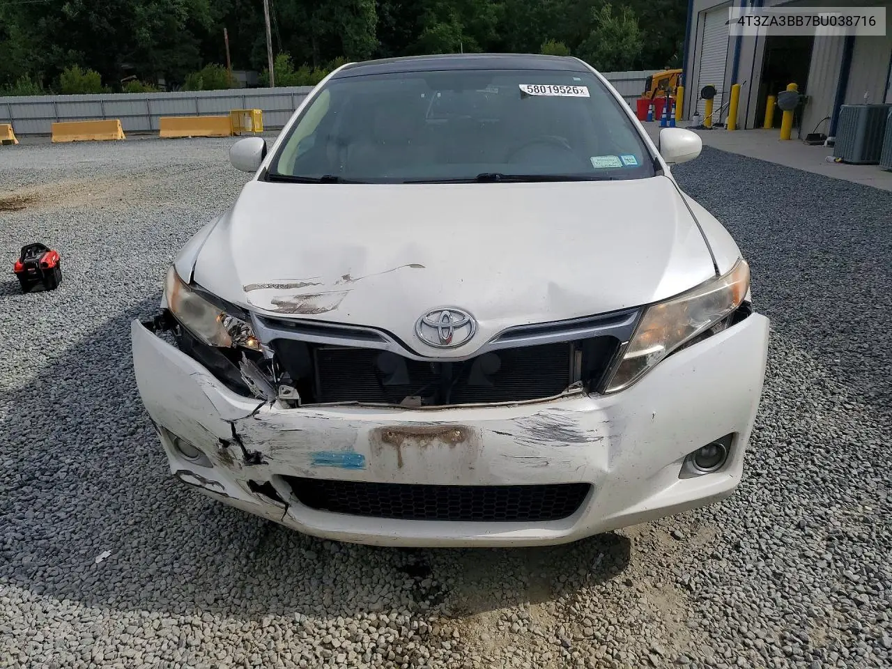 2011 Toyota Venza Fwd 4Cyl VIN: 4T3ZA3BB7BU038716 Lot: 58019526