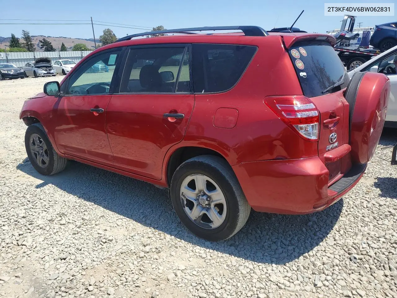 2011 Toyota Rav4 Base VIN: 2T3KF4DV6BW062831 Lot: 58183546