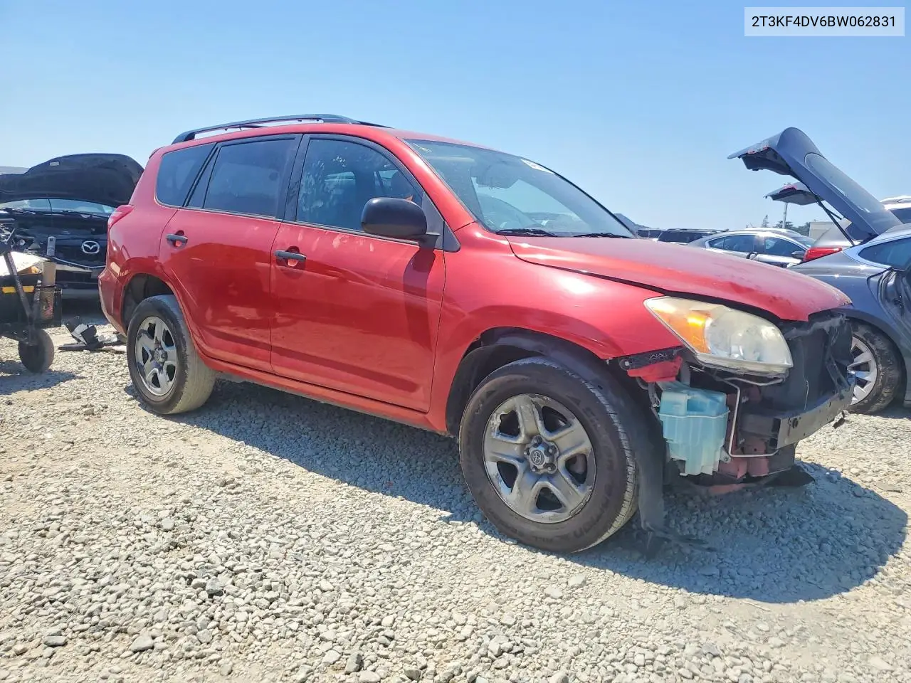 2011 Toyota Rav4 Base VIN: 2T3KF4DV6BW062831 Lot: 58183546
