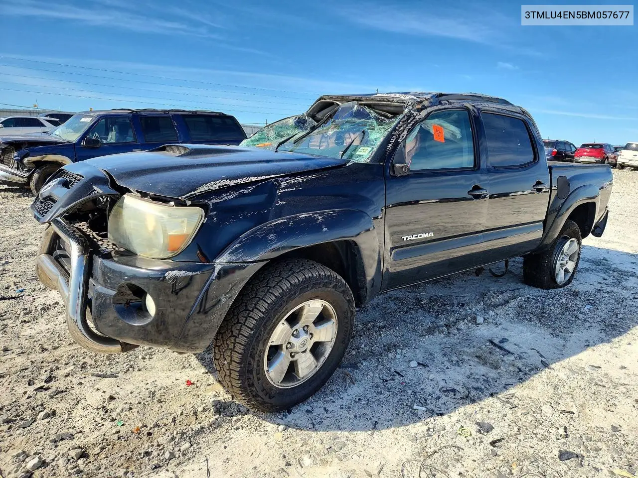 2011 Toyota Tacoma Double Cab VIN: 3TMLU4EN5BM057677 Lot: 58434106