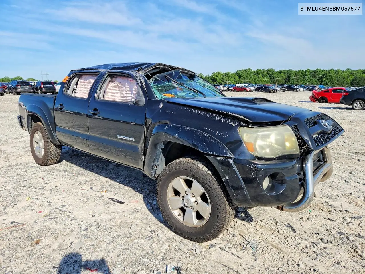2011 Toyota Tacoma Double Cab VIN: 3TMLU4EN5BM057677 Lot: 58434106