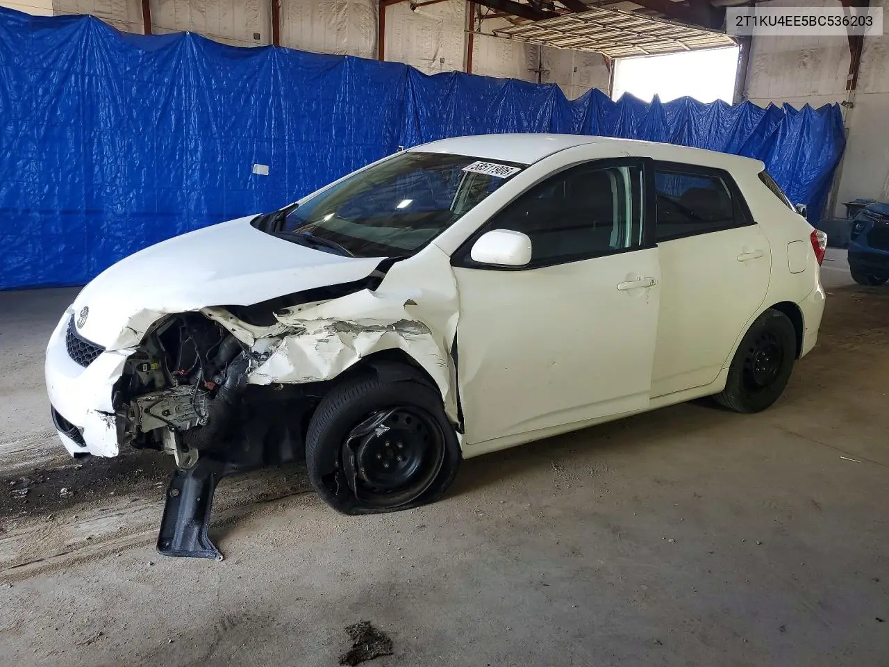 2011 Toyota Matrix Base VIN: 2T1KU4EE5BC536203 Lot: 58511906