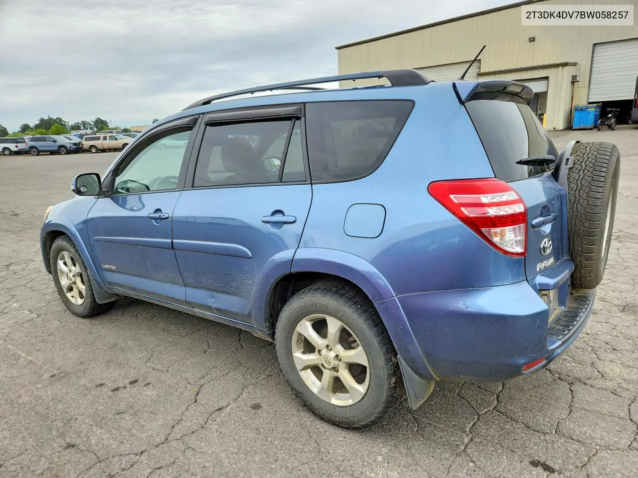 2011 Toyota Rav4 Limited VIN: 2T3DK4DV7BW058257 Lot: 58617366
