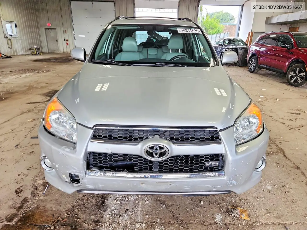 2011 Toyota Rav4 Limited VIN: 2T3DK4DV2BW051667 Lot: 58914836