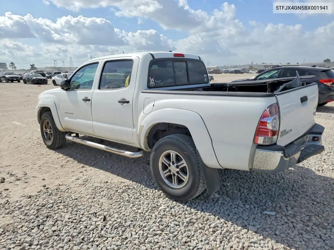 2011 Toyota Tacoma Double Cab VIN: 5TFJX4GN5BX001941 Lot: 59159366