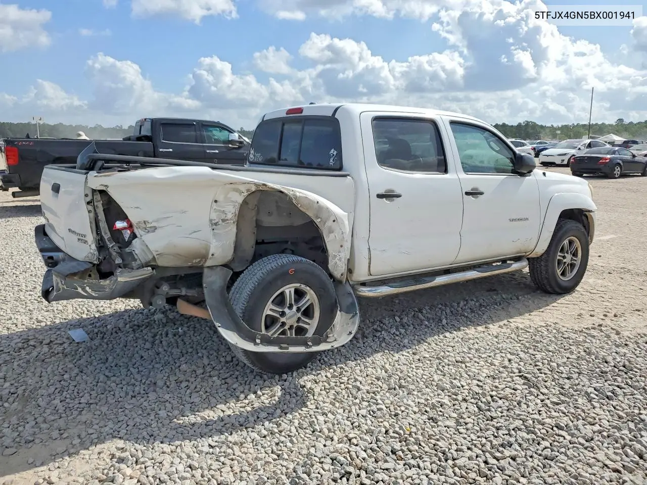 2011 Toyota Tacoma Double Cab VIN: 5TFJX4GN5BX001941 Lot: 59159366