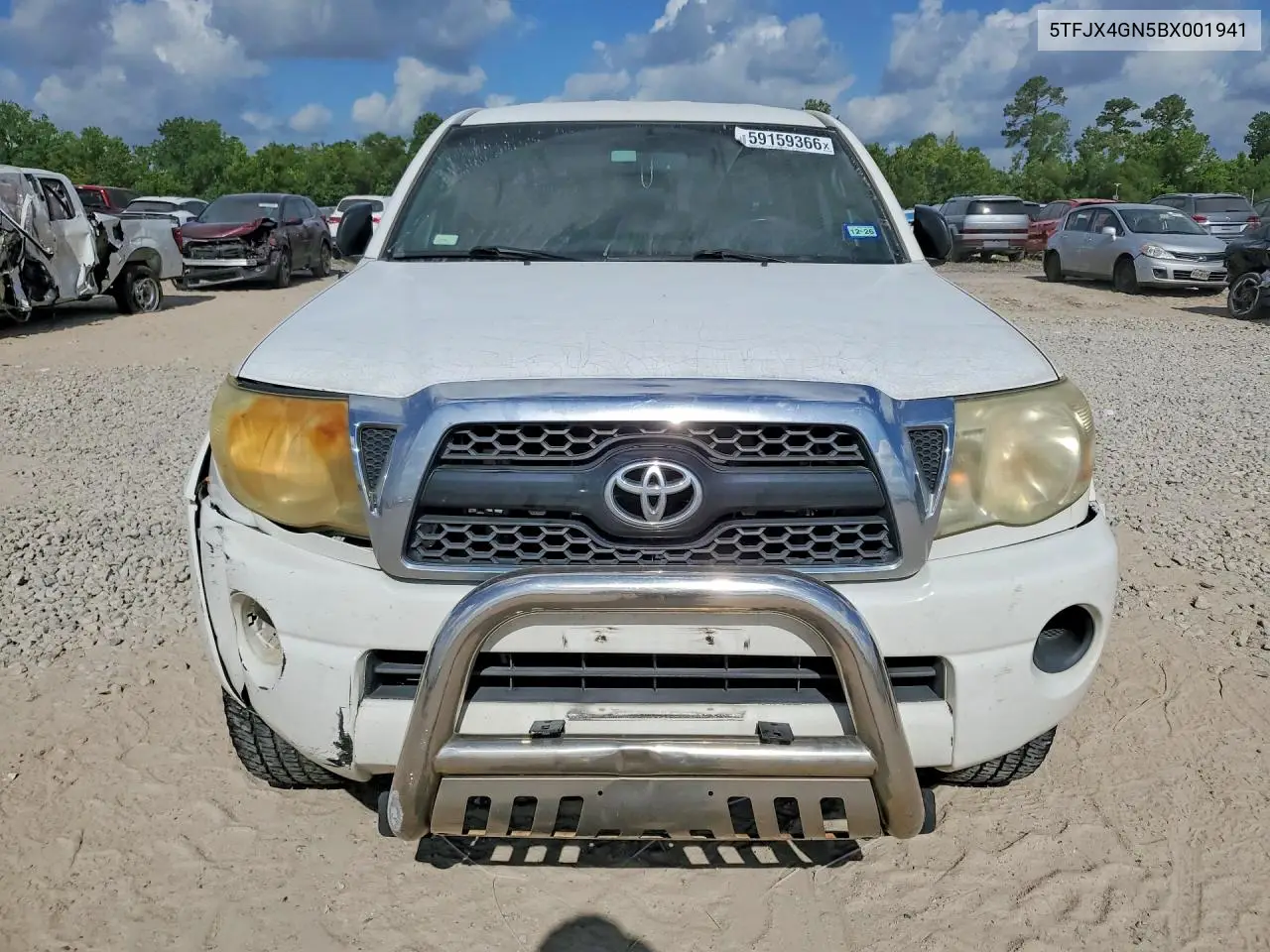 2011 Toyota Tacoma Double Cab VIN: 5TFJX4GN5BX001941 Lot: 59159366