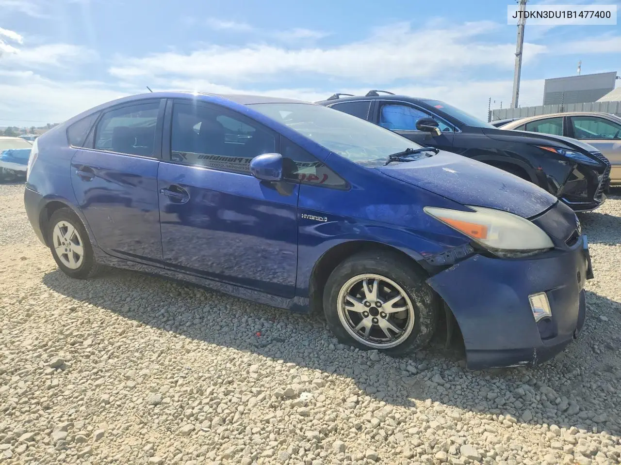 2011 Toyota Prius Two VIN: JTDKN3DU1B1477400 Lot: 59191506