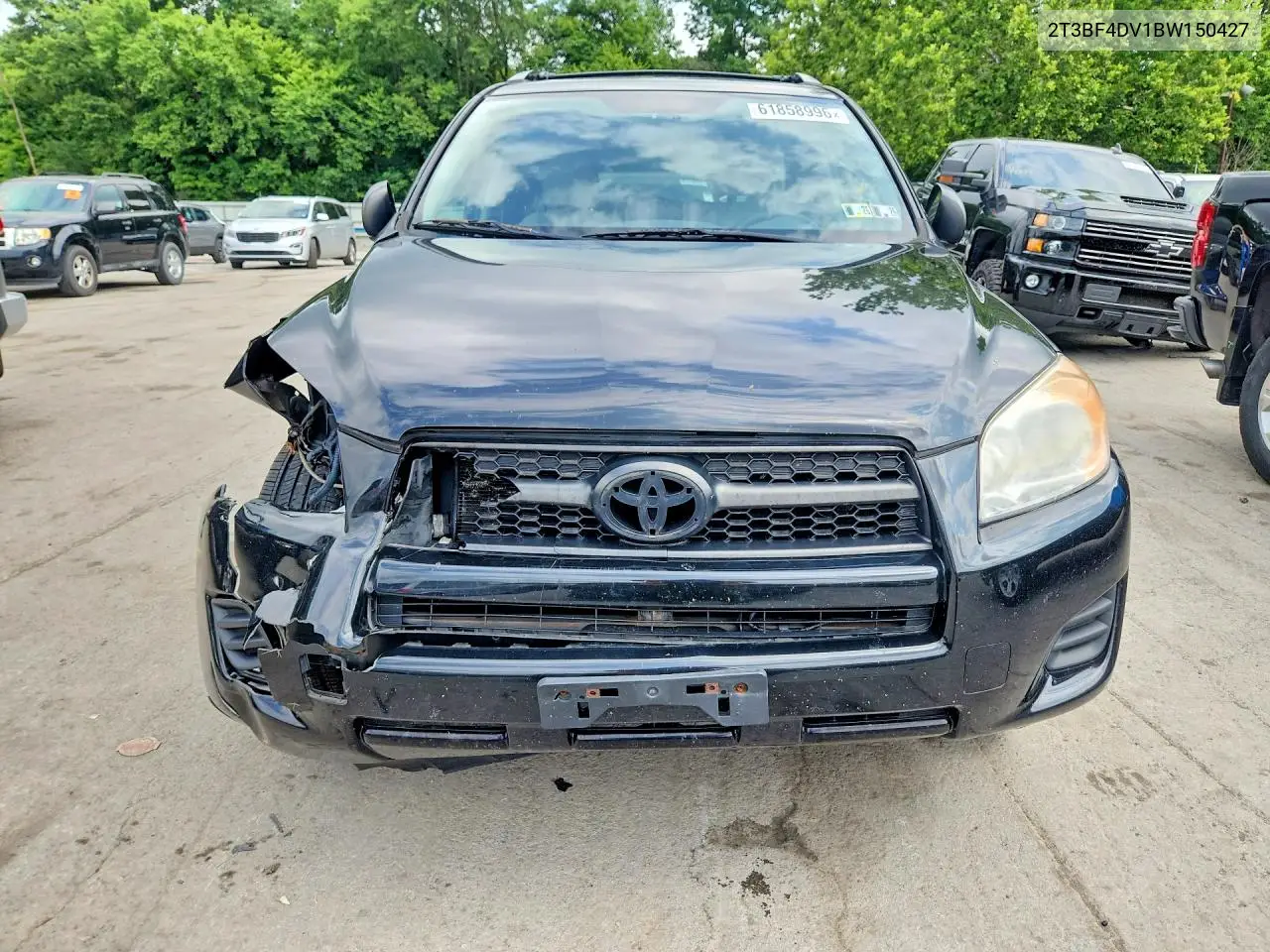 2011 Toyota Rav4 Base VIN: 2T3BF4DV1BW150427 Lot: 61858996
