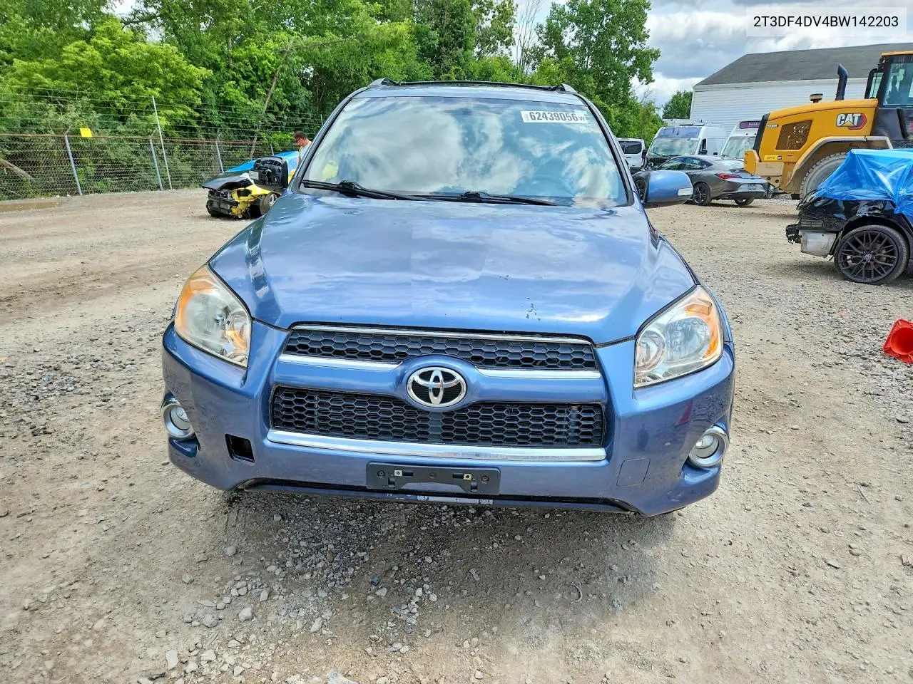 2011 Toyota Rav4 Limited VIN: 2T3DF4DV4BW142203 Lot: 62439056
