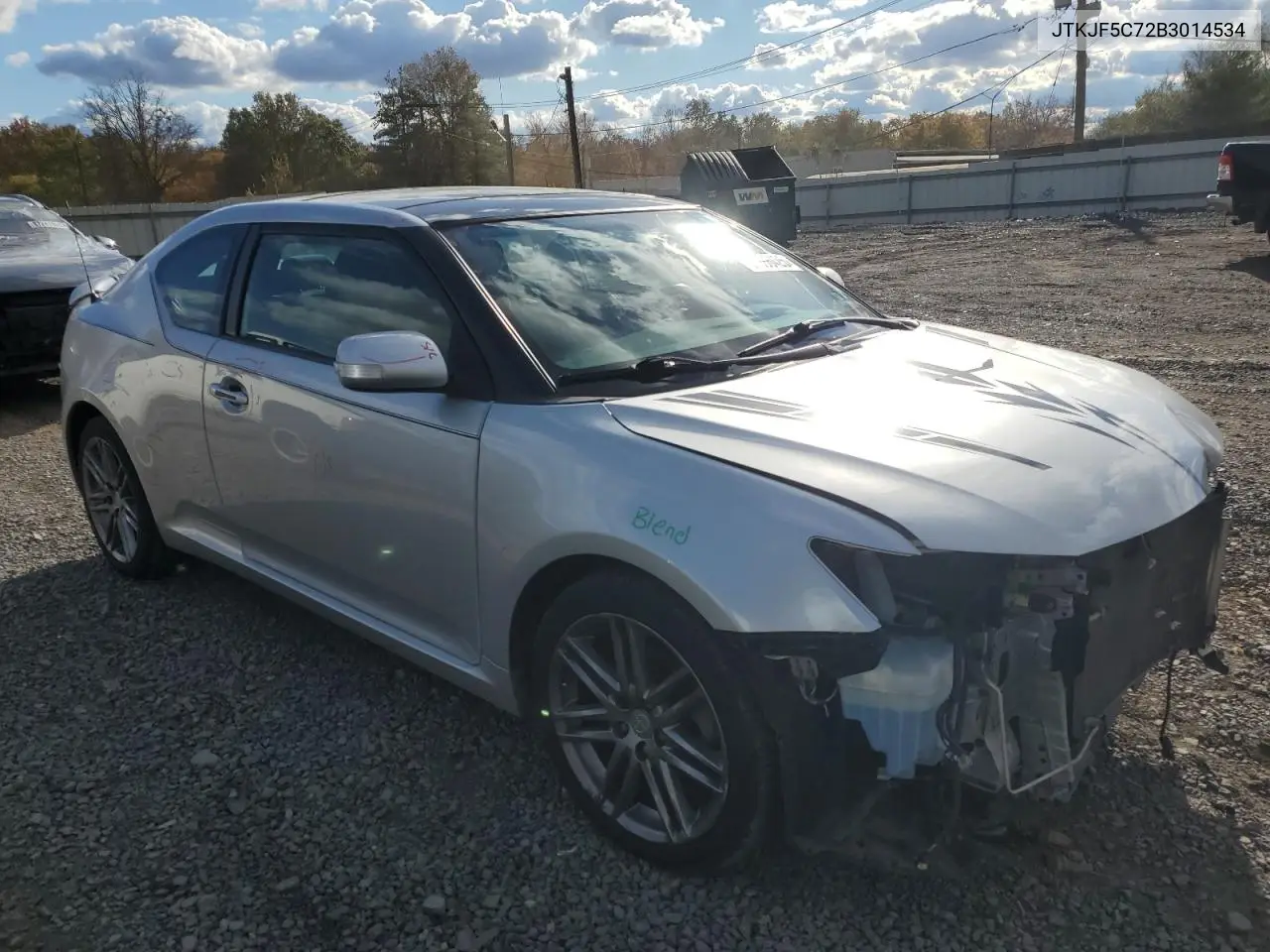 JTKJF5C72B3014534 2011 Toyota Scion Tc