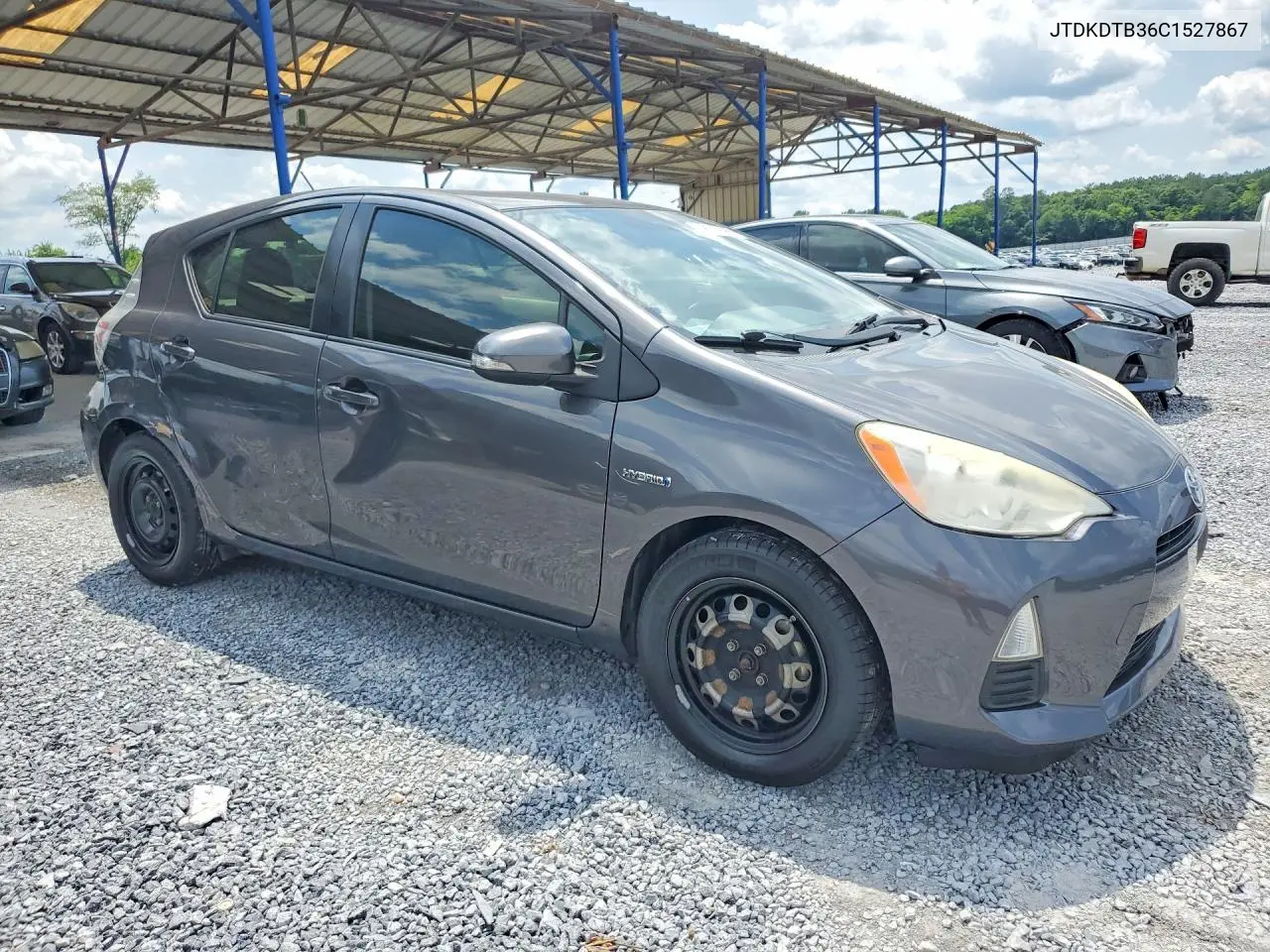 2012 Toyota Prius C Two VIN: JTDKDTB36C1527867 Lot: 48299686