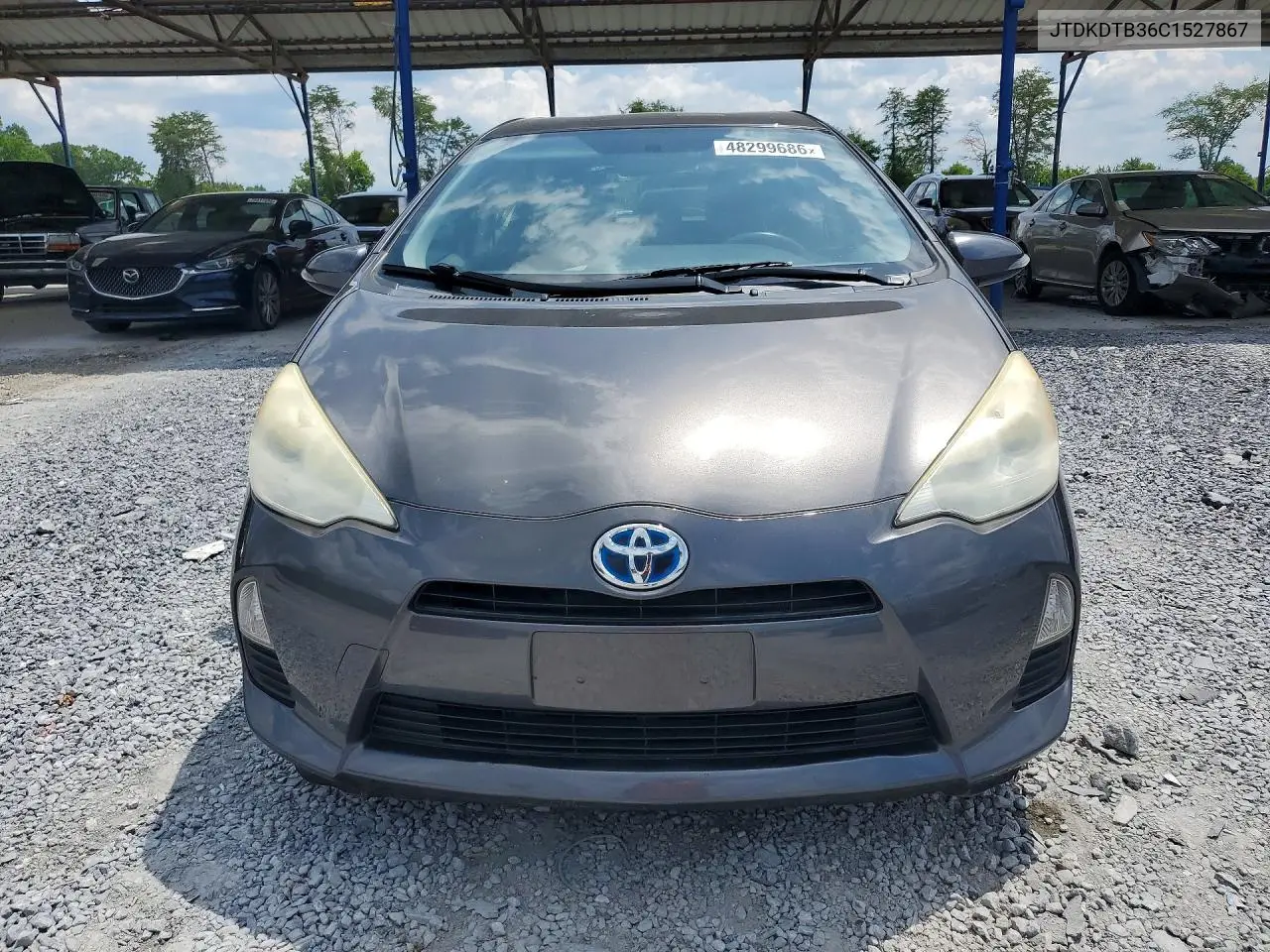 2012 Toyota Prius C Two VIN: JTDKDTB36C1527867 Lot: 48299686