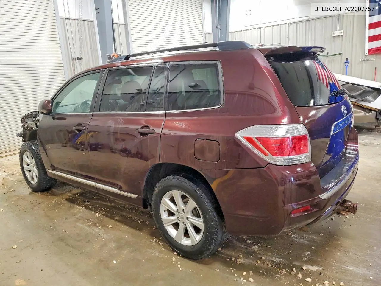 2012 Toyota Highlander Hybrid Base VIN: JTEBC3EH7C2007757 Lot: 48861396