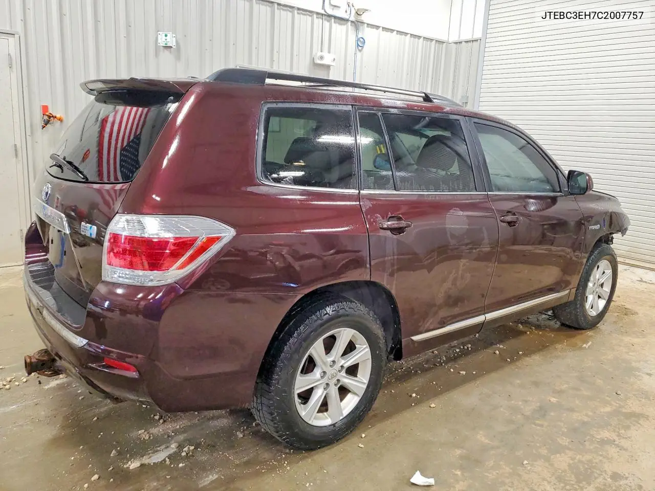 2012 Toyota Highlander Hybrid Base VIN: JTEBC3EH7C2007757 Lot: 48861396