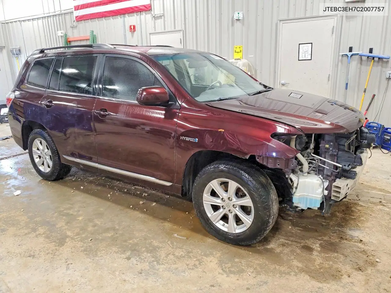 2012 Toyota Highlander Hybrid Base VIN: JTEBC3EH7C2007757 Lot: 48861396