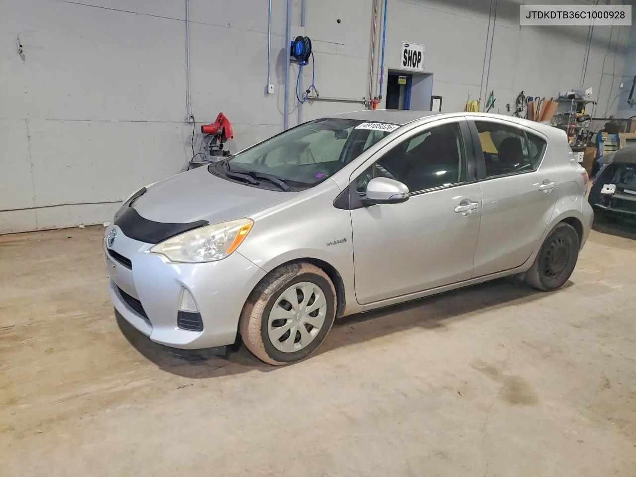 2012 Toyota Prius C One VIN: JTDKDTB36C1000928 Lot: 49106026