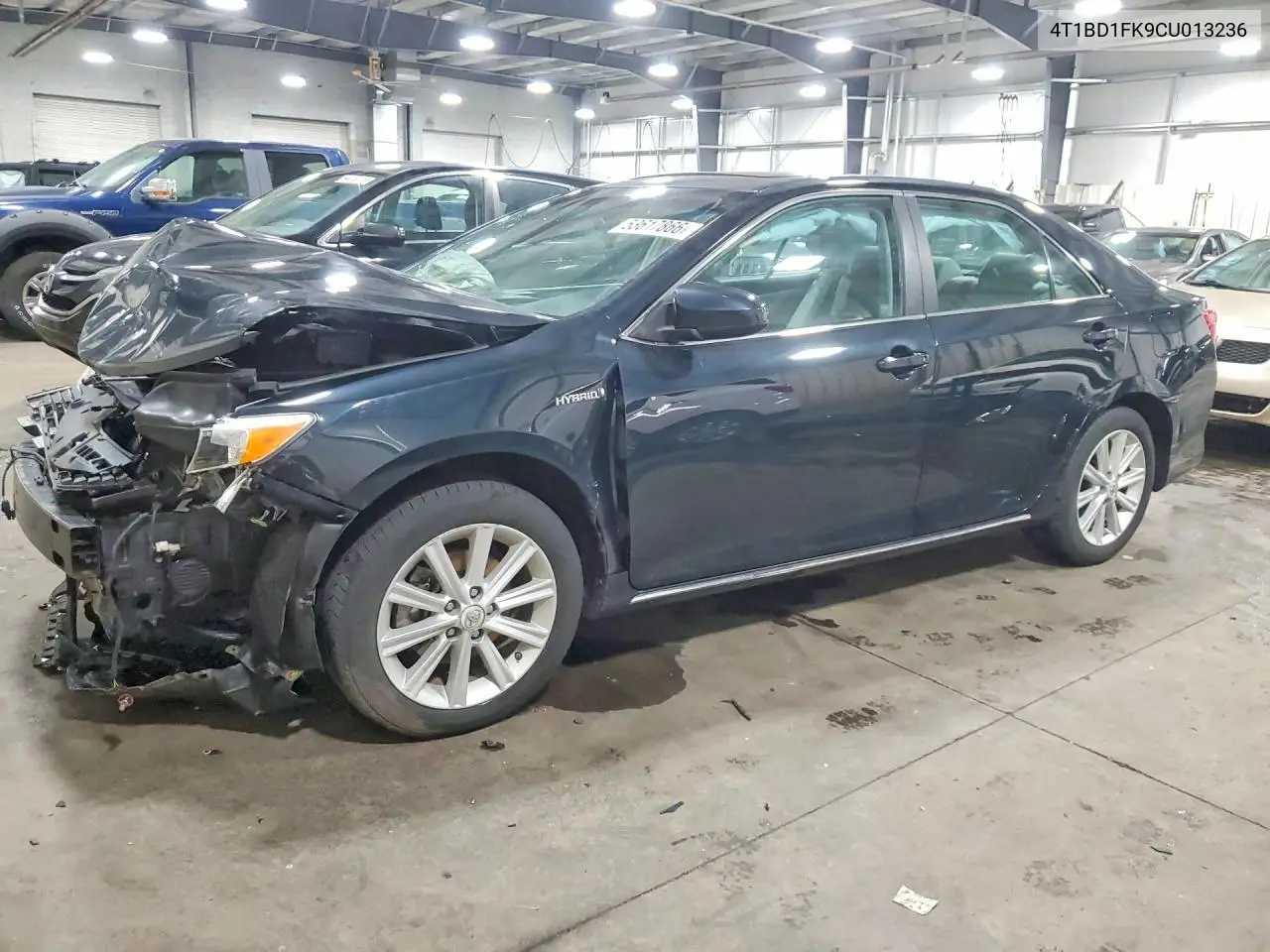 2012 Toyota Camry Hybrid Xle VIN: 4T1BD1FK9CU013236 Lot: 53617866