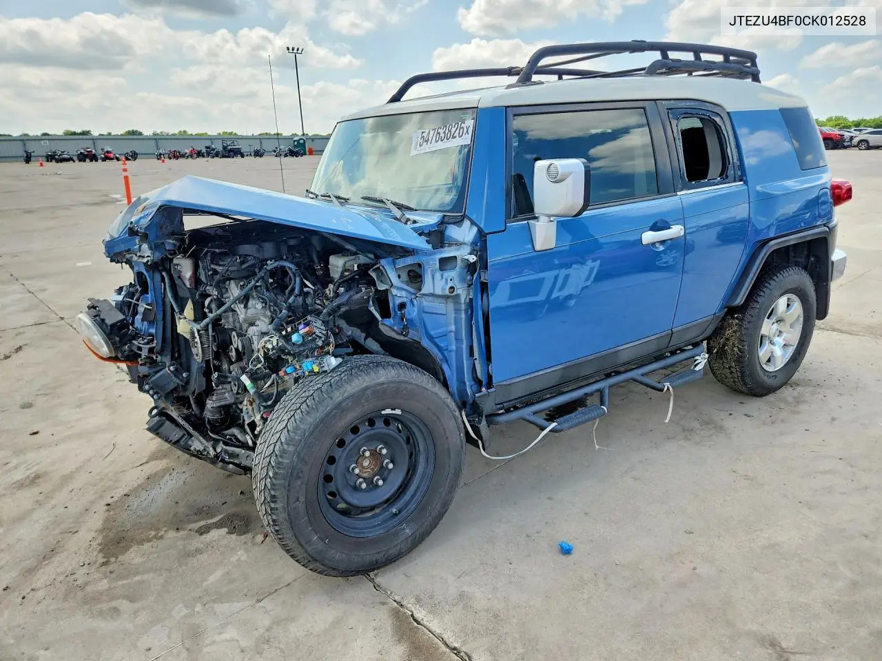 2012 Toyota Fj Cruiser Base VIN: JTEZU4BF0CK012528 Lot: 54763826