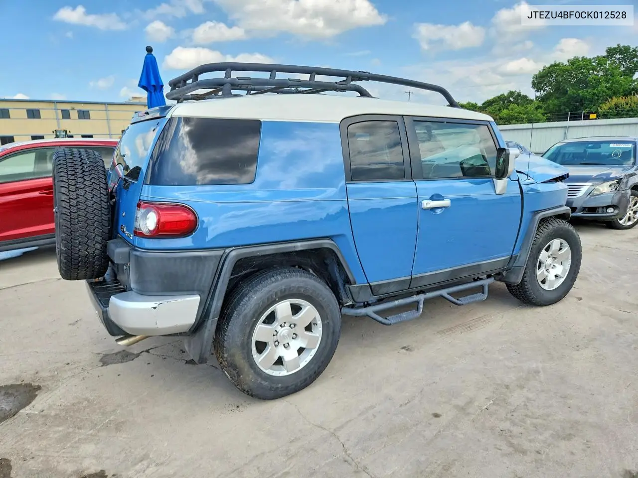 2012 Toyota Fj Cruiser Base VIN: JTEZU4BF0CK012528 Lot: 54763826